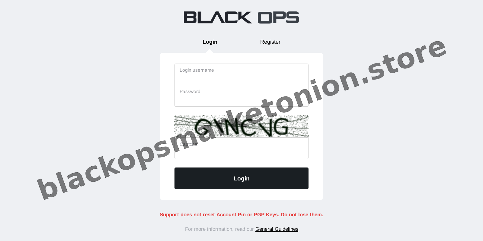 User Login Interface
